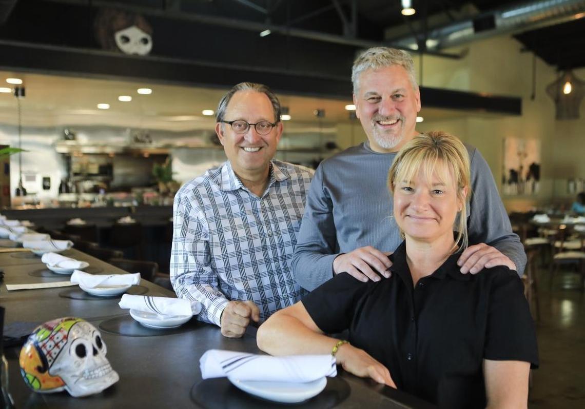 Richard Hanen, John Windels and Becky Windels are the co-owners of Vegetable Butcher in San Luis Obispo.