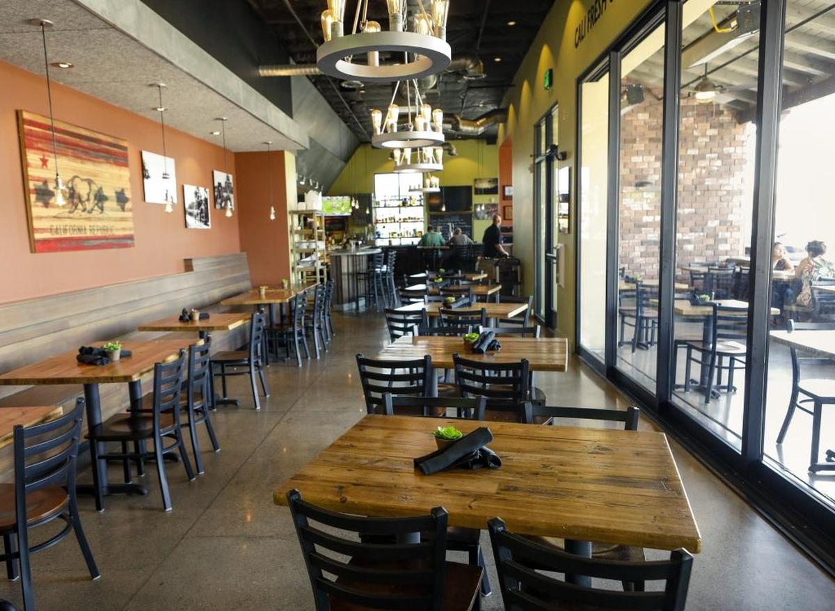High ceilings and a spacious floorplan give Marston’s 101 in Atascadero a tasteful, casual ambience.