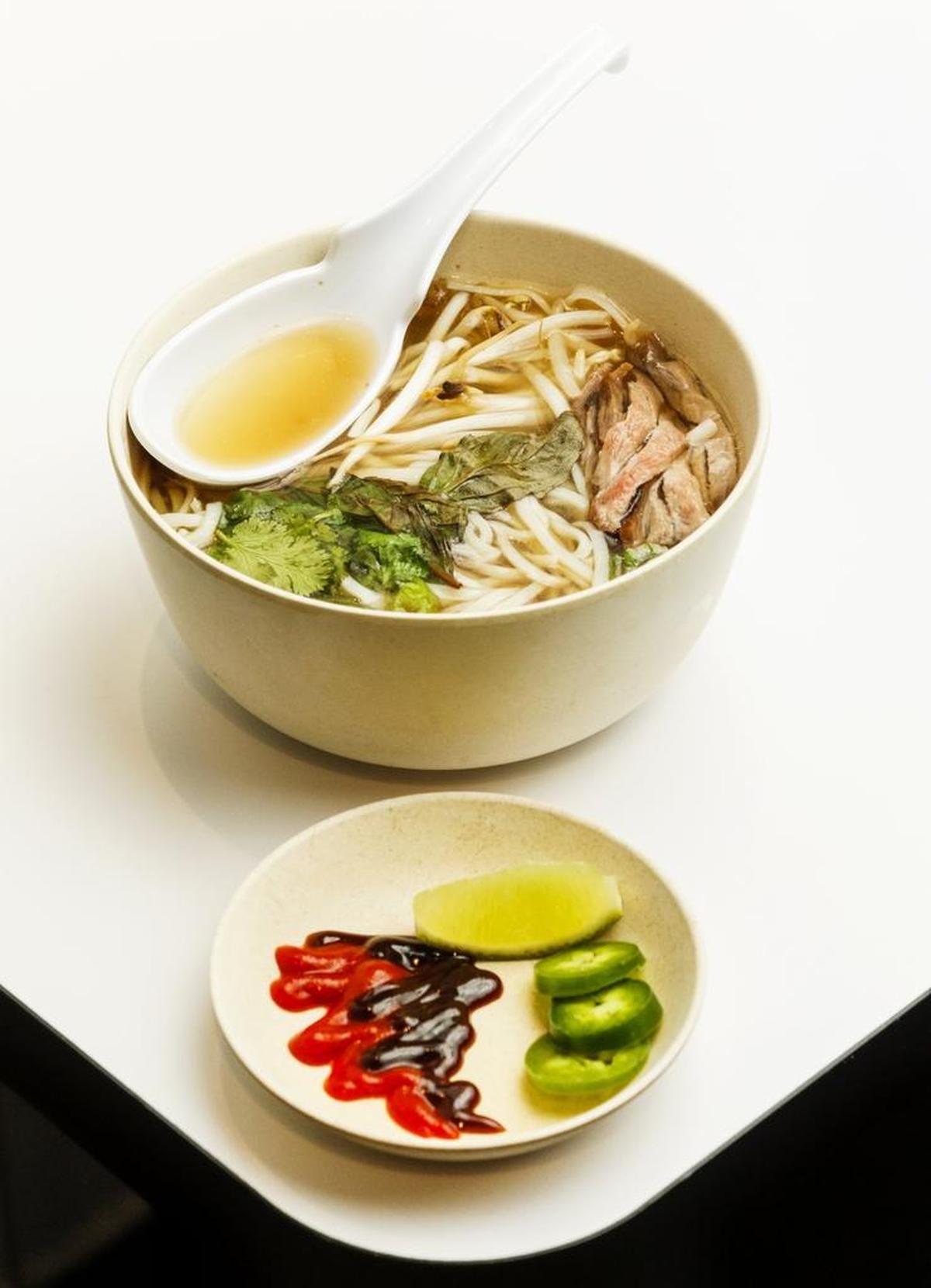 Oki Momo owner Jon Yeh said inflation has drastically increased the cost of items like flank steak, included in the beef pho pictured above, in the past year.