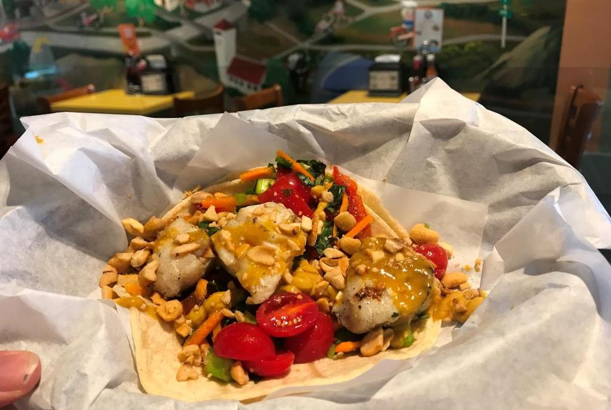 Try a Thai take on classic cod tacos at Splash Cafe, which has locations in Pismo Beach and San Luis Obispo.