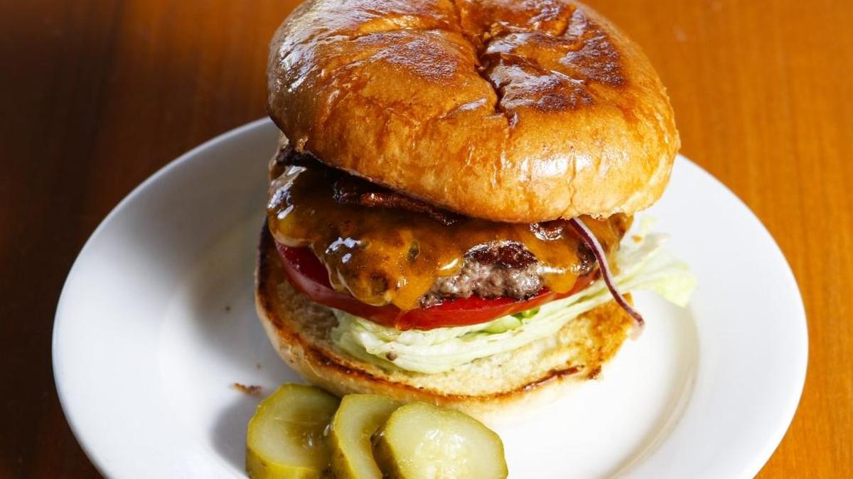The signature Kitchenette Cheeseburger at Kitchenette in Templeton features nitrate-free bacon and beef from Charter Oak Style Meats in Templeton.