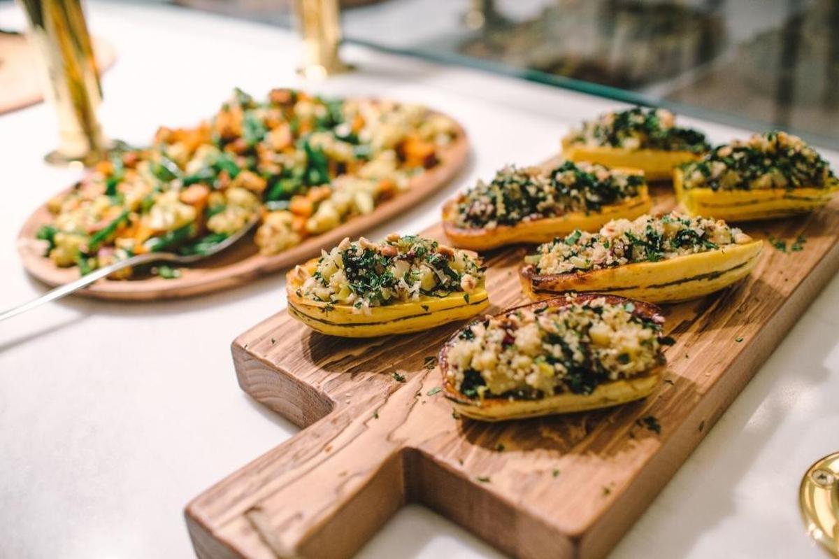 Squash boats are among the menu items at Nourish, a new restaurant located next to Granada Hotel & Bistro in downtown San Luis Obispo.