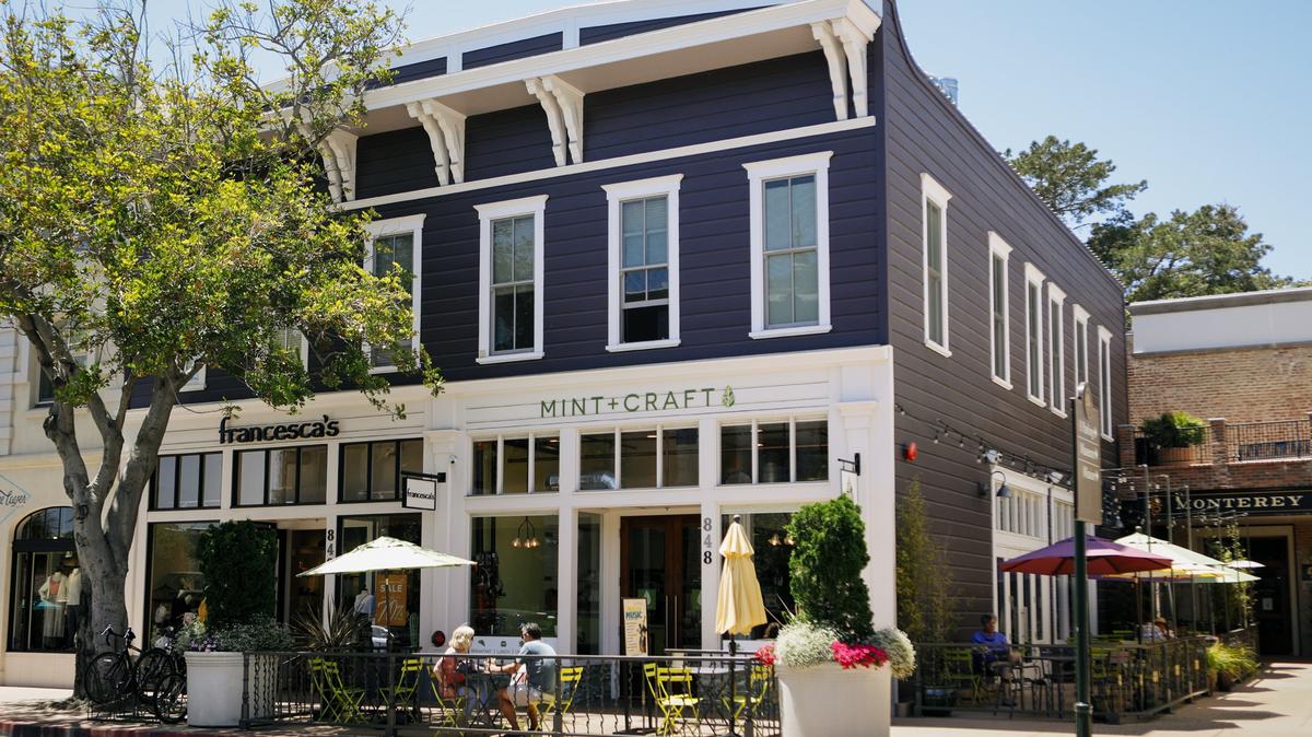 Mint + Craft Cafe and Mercantile is located near Mission Plaza in downtown San Luis Obispo.