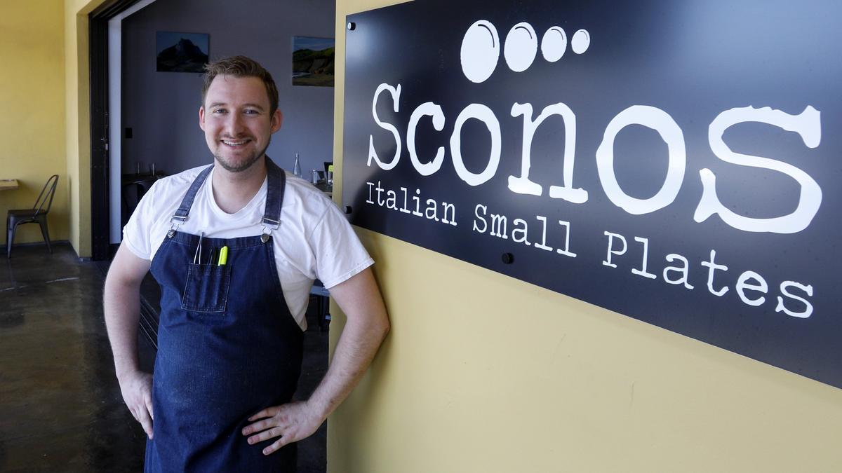 Chef Jon Cervantes is the owner of Sconos, a new restaurant that opened in early July in the Village of Arroyo Grande. The restaurant recently closed.