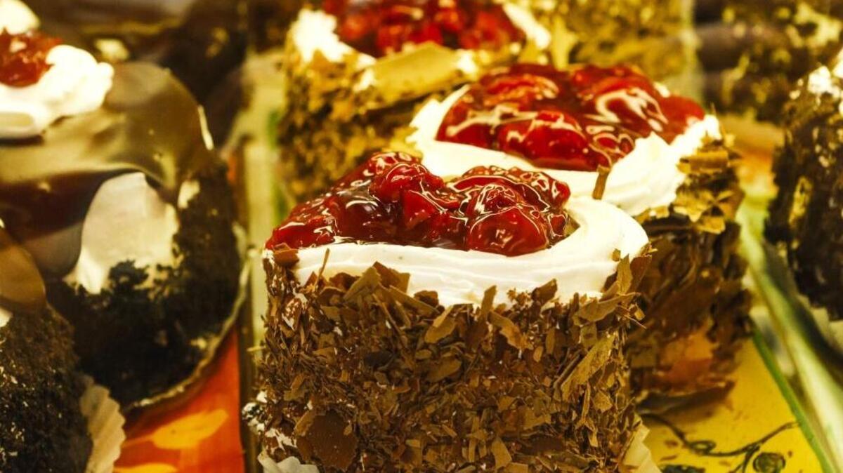 Black Forest cake is among the from-scratch offerings at French Corner Bakery.