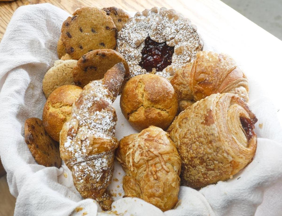 Pastries at Pagnol @ Third Street Bakery in Los Osos are made with wild yeast and whole grains, just like the breads.