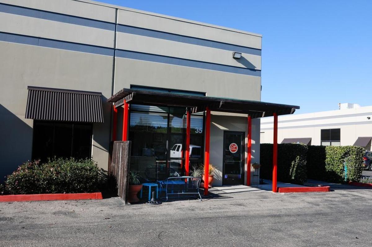 Café Fiero is located behind the FedEx shipping center on Fiero Lane in San Luis Obispo.