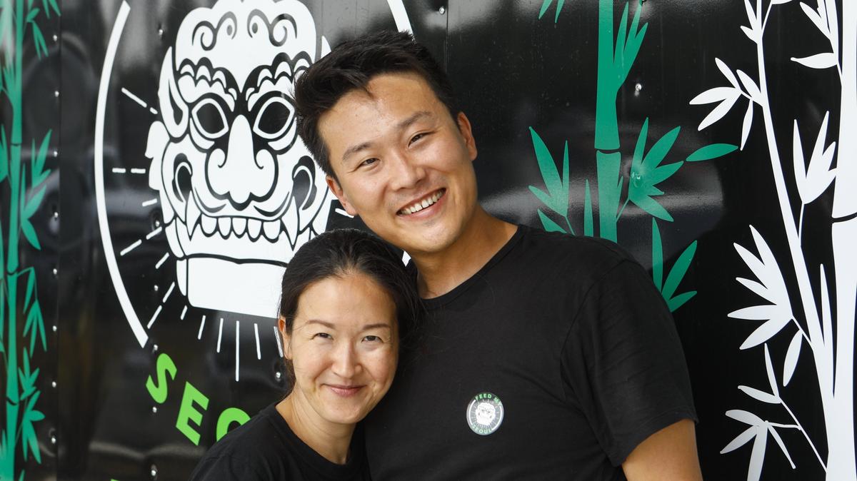 Grace Kim and M.H. Cho are the owners of Feed My Seoul food truck.