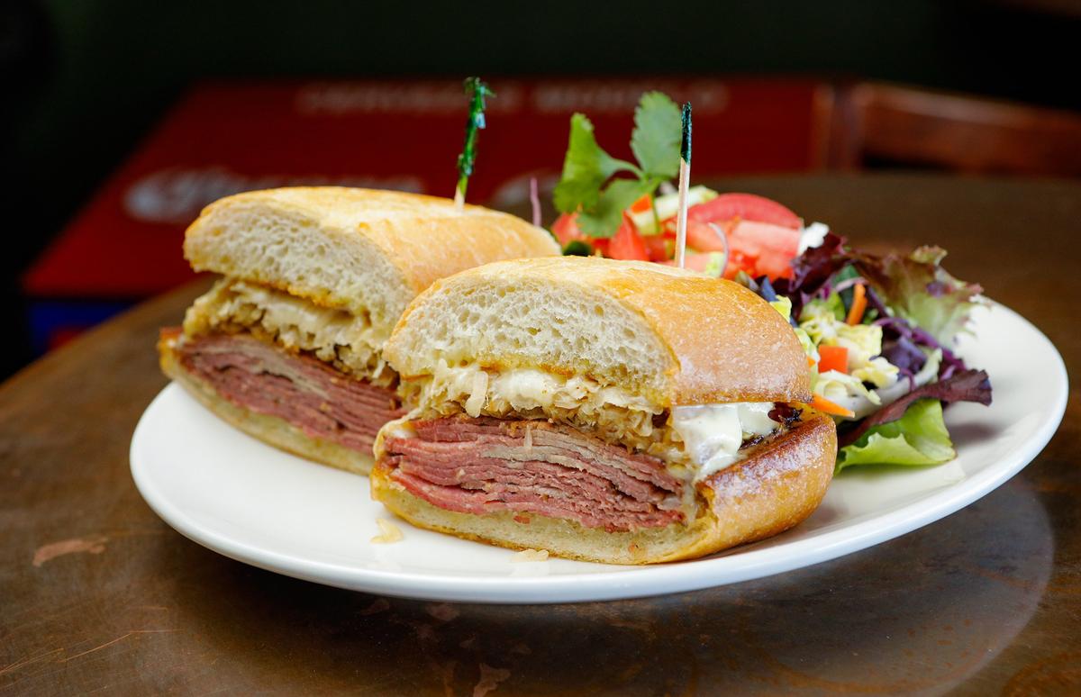 The reuben sandwich sandwich at Rosalina bar and restaurant in Santa Margarita. Photo by Joe Johnston 03-15-19