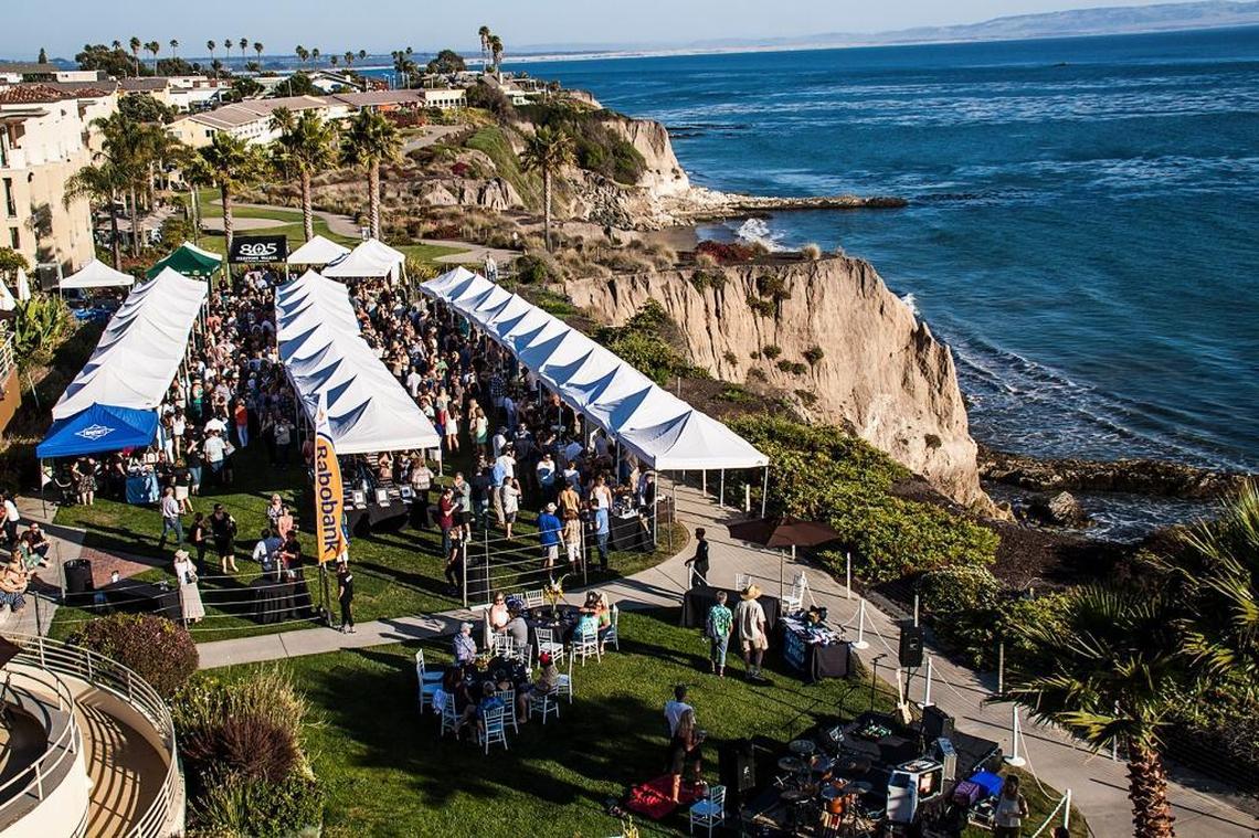 Festivalgoers gather at The Cliffs Resort in Pismo Beach as part of Wine, Waves and Beyond in 2014. The festival returns in June.