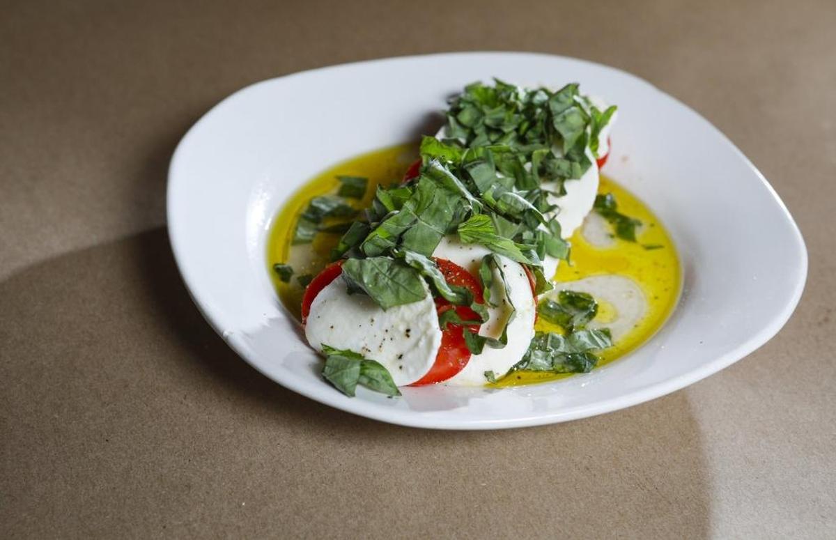 Caprese salad is on the menu at Nardonne’s La Famiglia Pizzeria in Baywood Park and Atascadero.