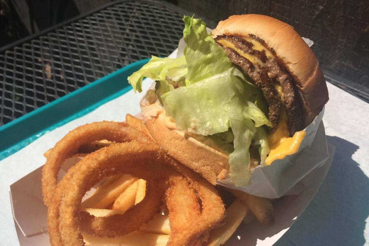 The double cheeseburger at Garland’s in Grover Beach