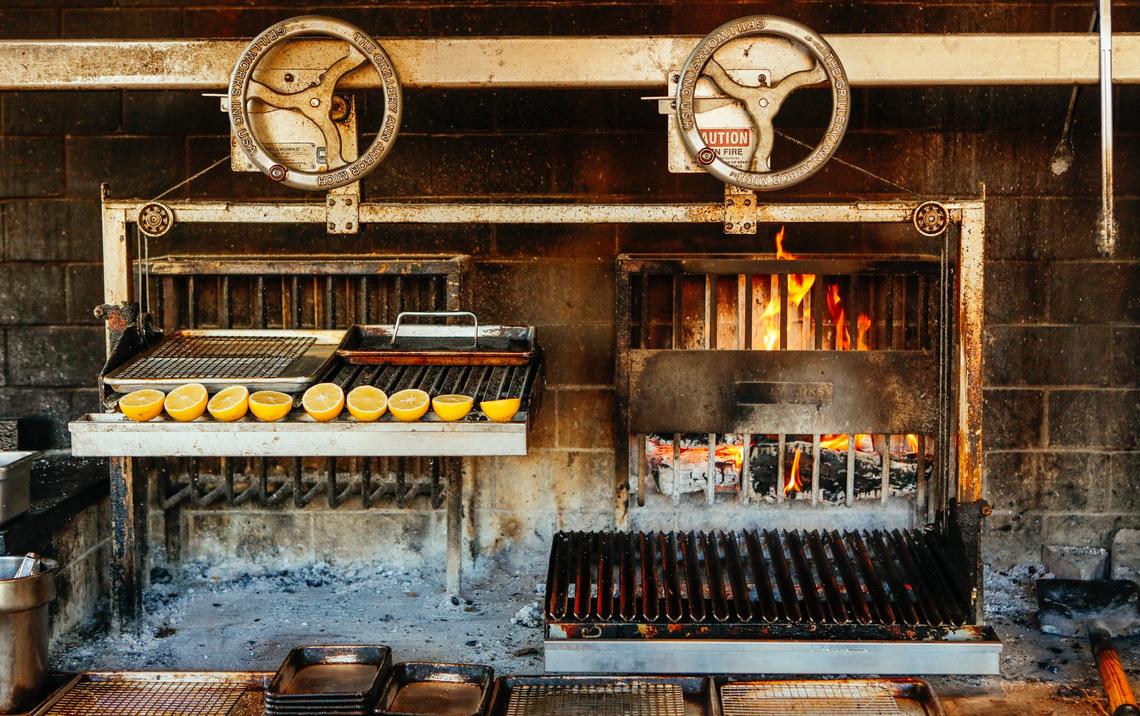 A wood-fired hearth inspires the menu at the Cass House Grill in Cayucos.