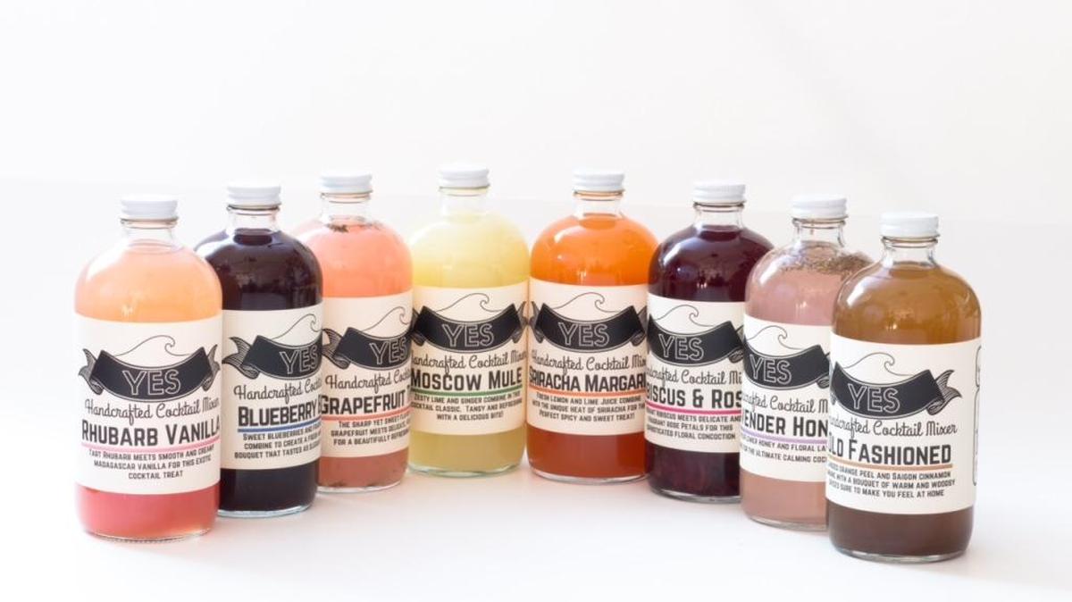 Yes Artisan Beverages of Cayucos offers a line of hand-crafted mixers, including Moscow Mule, Old Fashioned and Sriracha Margarita.