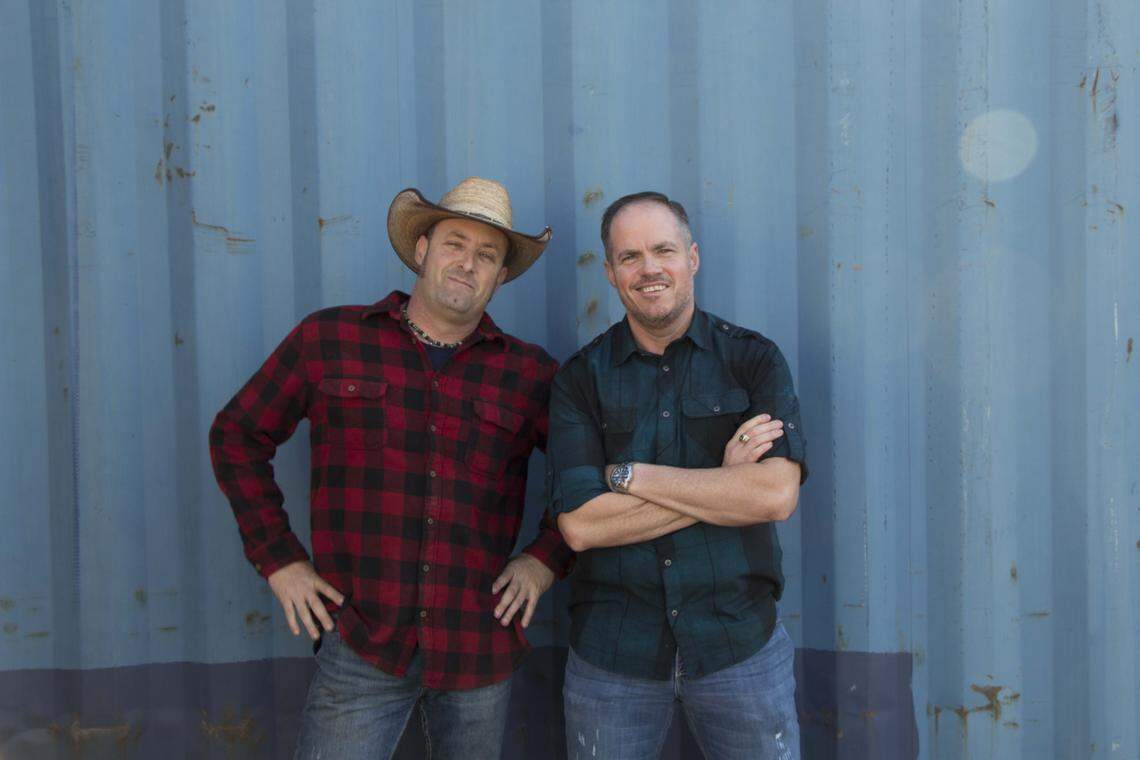 John and Ron Daniels, co-founders of Daniels Wood Land in Paso Robles, star in the new reality show "Cabin Brothers," premiering Wednesday, May 16, 2018, on DIY Network.