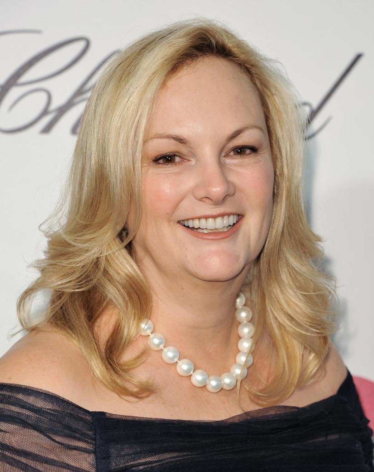 Patty Hearst, at the 2014 Elton John Oscar Viewing and After Party in West Hollywood.