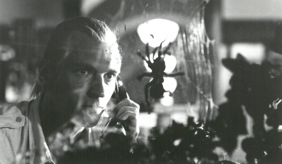 Entomologist James Atherton (Julian Sands) finds a rare spider in “Arachnophobia,” filmed in Cambria.