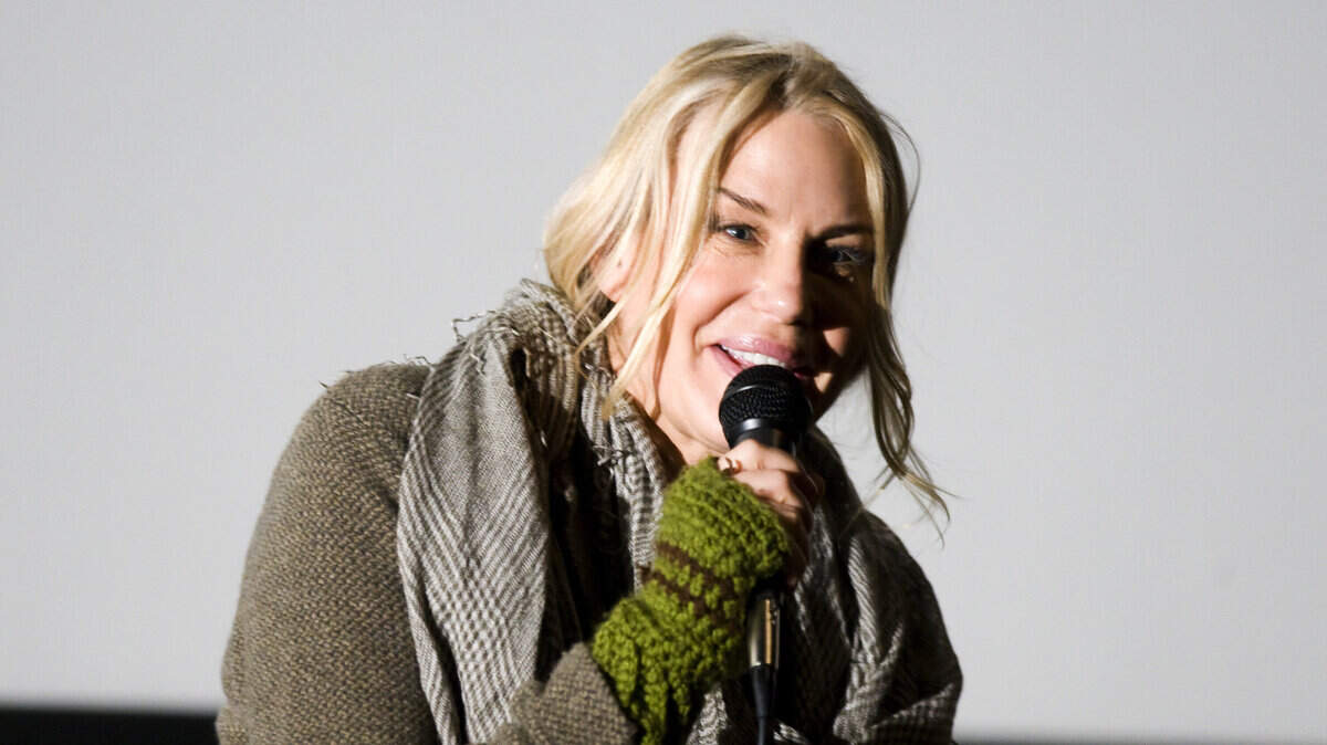 Actress/activist Daryl Hannah answers questions from the audience after a screening of "Pipe Dreams" at Downtown Centre Cinema in San Luis Obispo as part of the San Luis Obispo International Film Festival in 2013. Hannah and her boyfriend, folk rock musician Neil Young, were spotted at an Atascadero gas station on April 12, 2018.