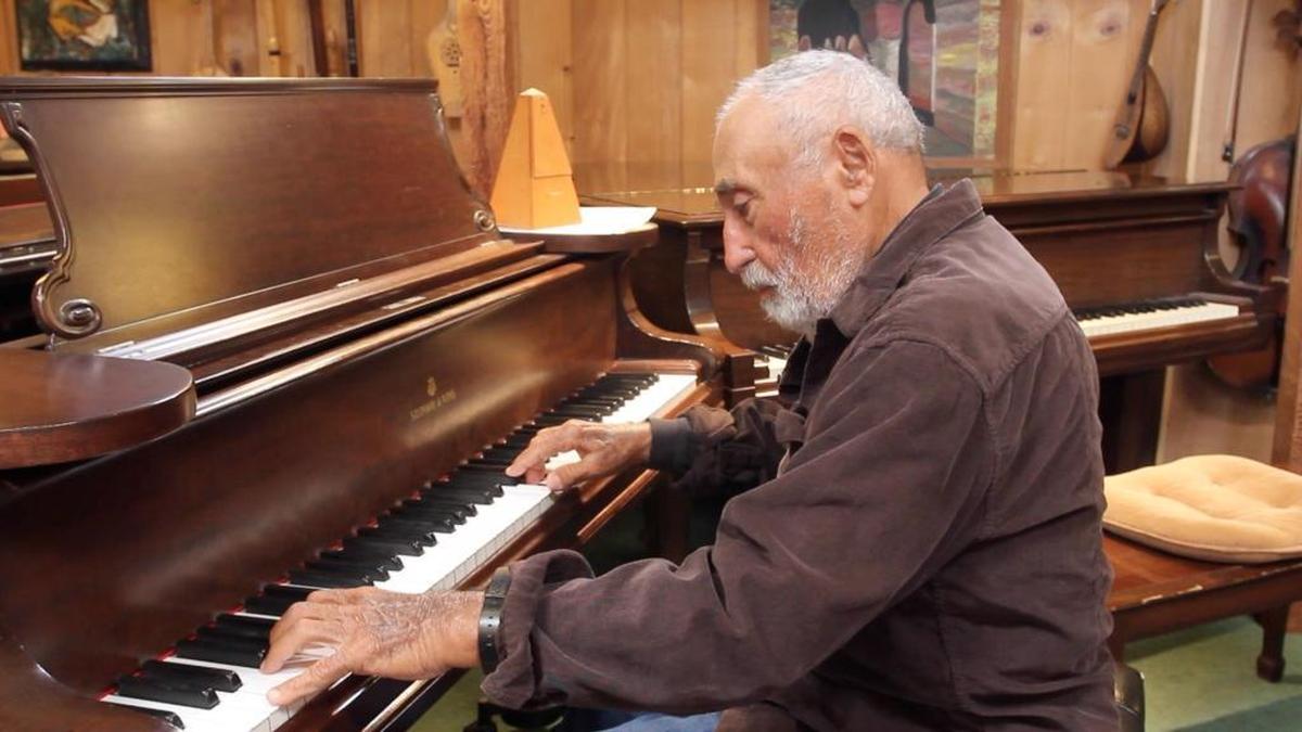 Morro Bay music educator and artist Wachtang “Botso” Korisheli appears in a scene from “Lives Well Lived: Celebrating the Secrets, Wit & Wisdom of Age.” Korisheli was the subject of another documentary, “Botso: The Teacher From Tblisi.”