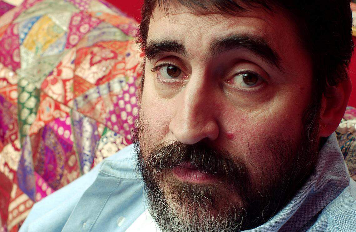 Actor Alfred Molina poses in his dressing room at the Minskov Theater in New York in 2004. Molina will receive the King Vidor Award at the San Luis Obispo International Film Festival on Saturday, March 16, 2019, in San Luis Obispo.