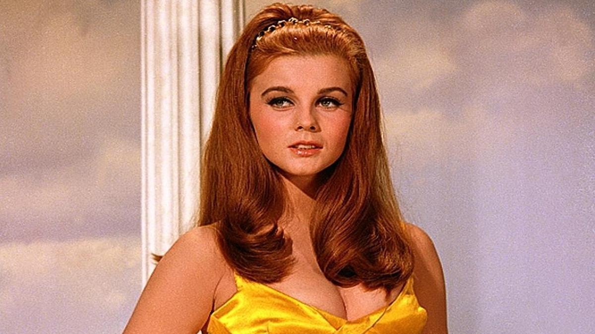 Actress Ann-Margret appears in a scene from the 1966 movie “The Swinger.”