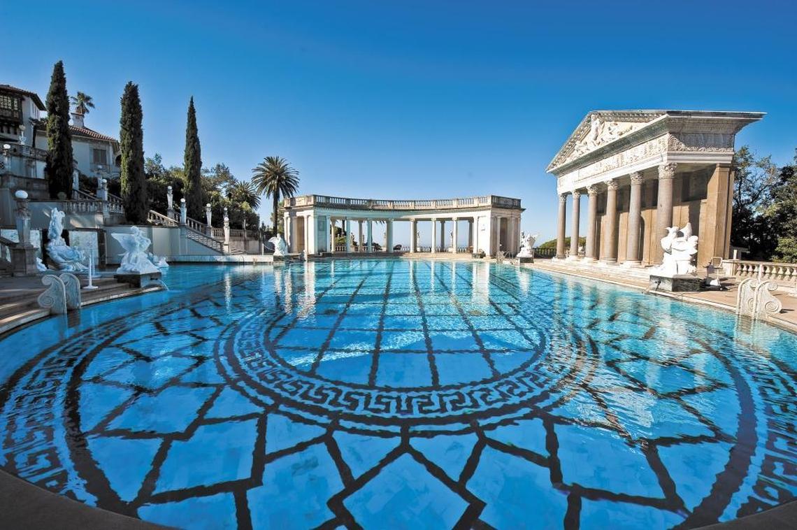 The Neptune Pool at Hearst Castle, seen here in 2010, has been empty and undergoing repairs for much of the last few years.