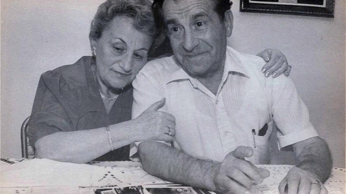 Frania and Israel Rubinek revisit the Polish house where they hid in the documentary “So Many Miracles.”