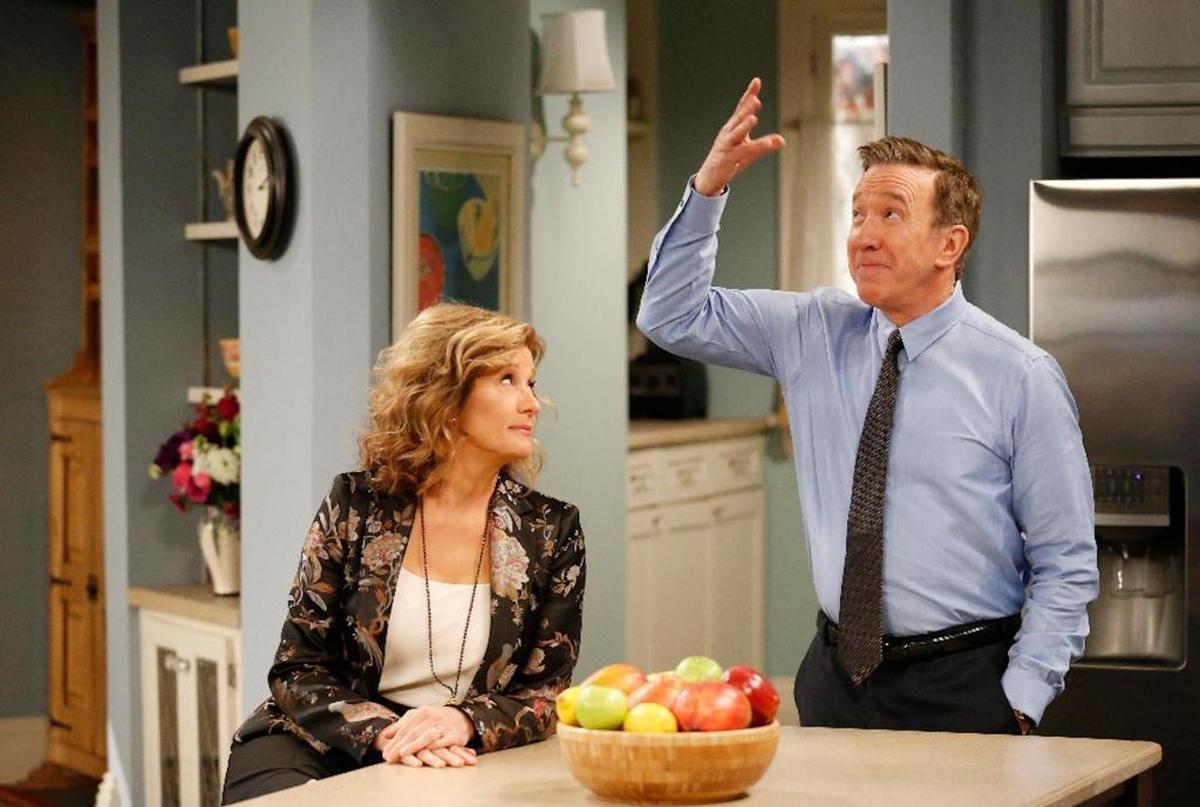 Mike (Tim Allen) and Vanessa (Nancy Travis), right, appear in an episode of cancelled ABC sitcom “Last Man Standing.”