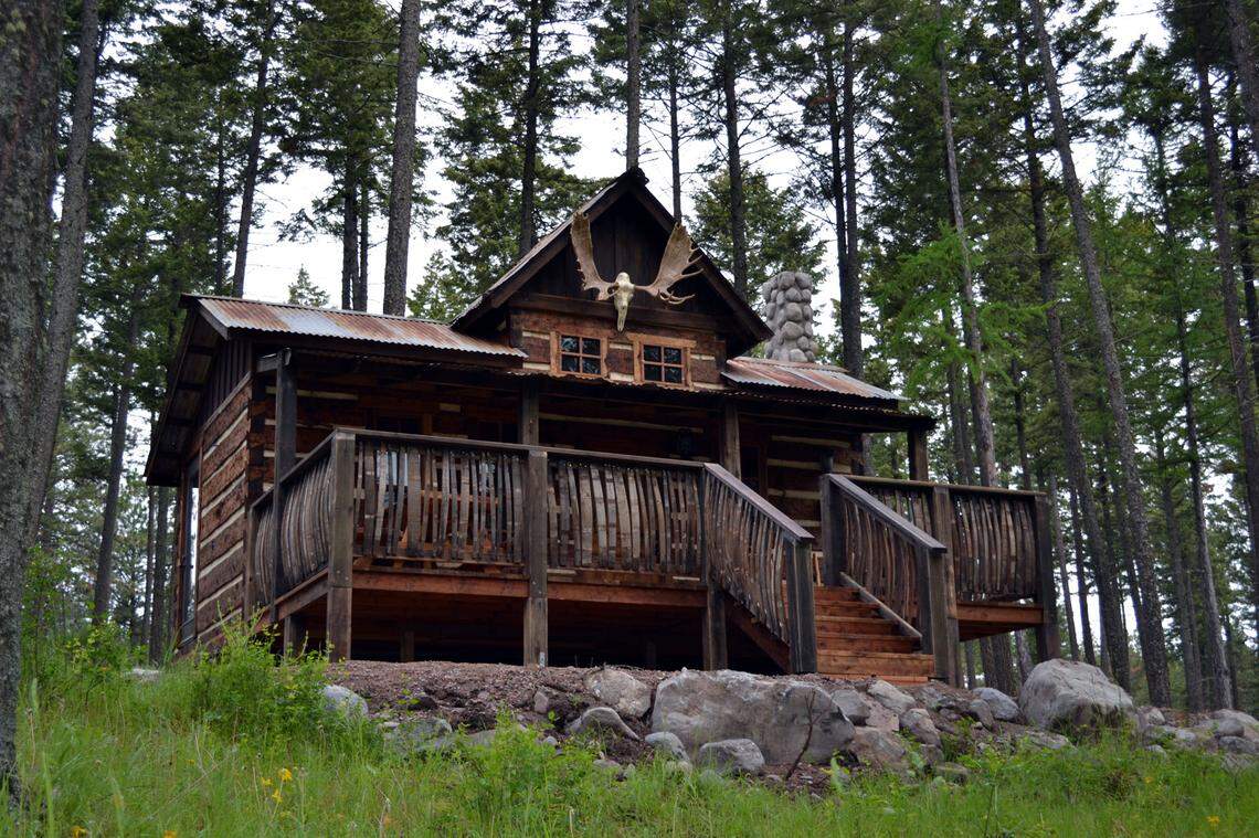 Daniels Wood Land in Paso Robles built this Montana cabin for wildlife expert "Jungle" Jack Hanna. Company co-founders John and Ron Daniels star in the new reality show "Cabin Brothers," premiering May 16, 2018, on DIY Network.