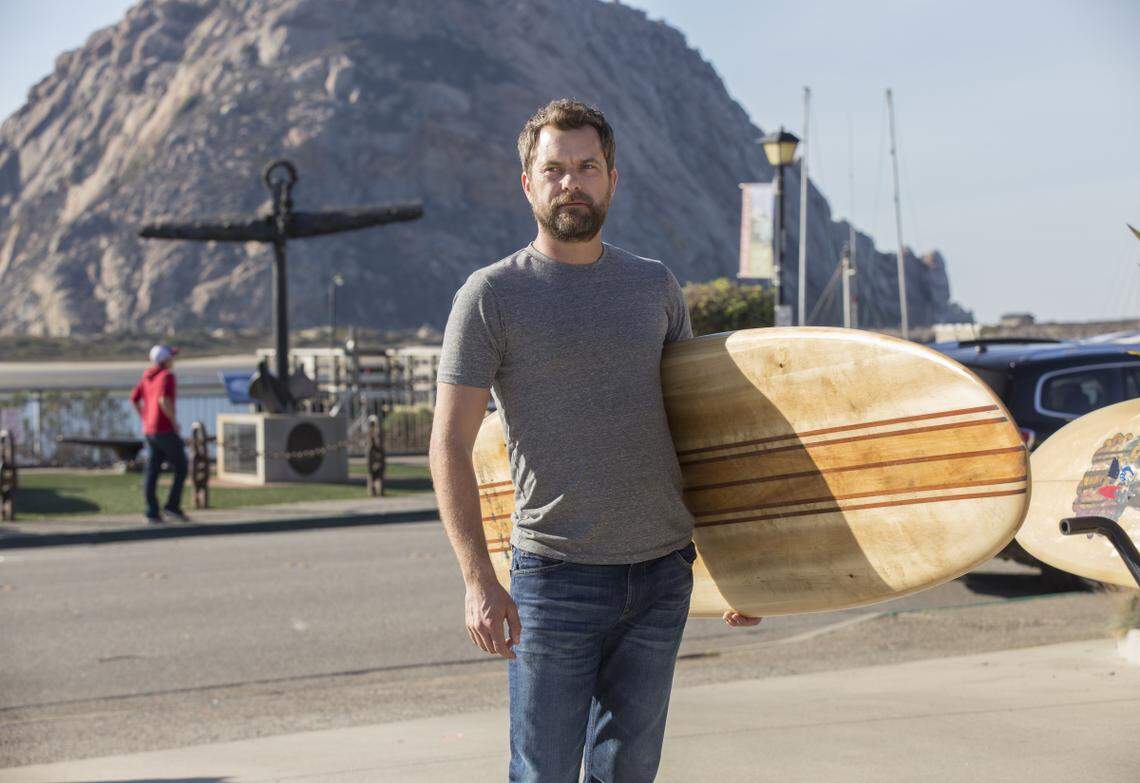 Cole (Joshua Jackson) stands in front of Morro Rock in a scene from Showtime’s “The Affair.” Shot in Morro Bay in January 2018, the episode aired in July 2018 on Showtime.
