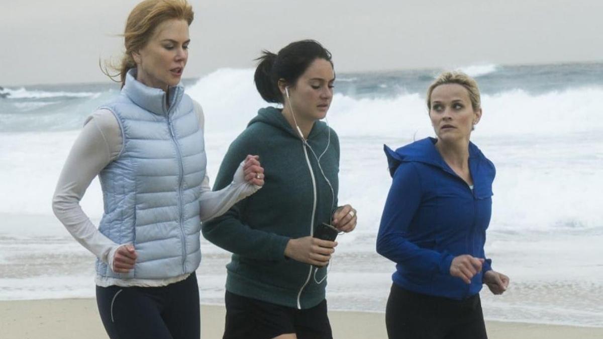 Nicole Kidman, Shailene Woodley and Reese Witherspoon in HBO’s “Big Little Lies.”