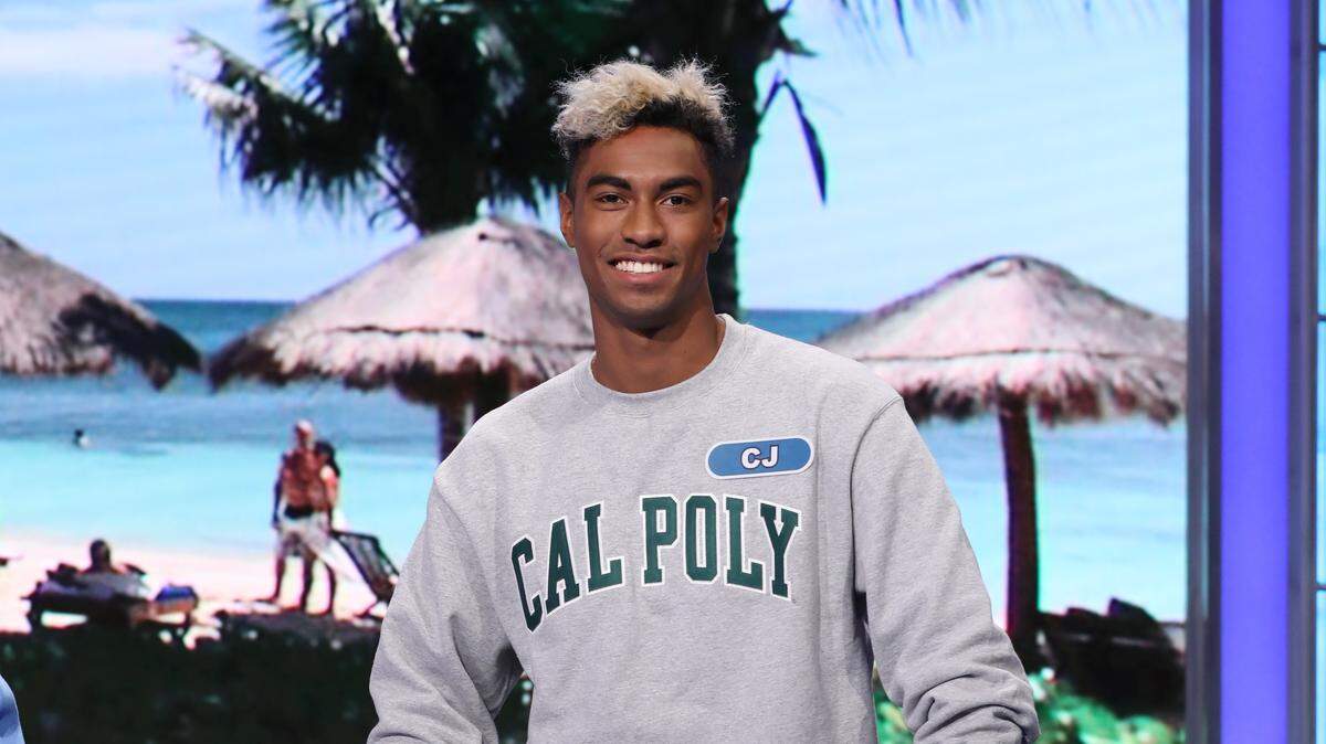 Cal Poly senior CJ Covington will appear on "Wheel of Fortune" on April 12, 2018.