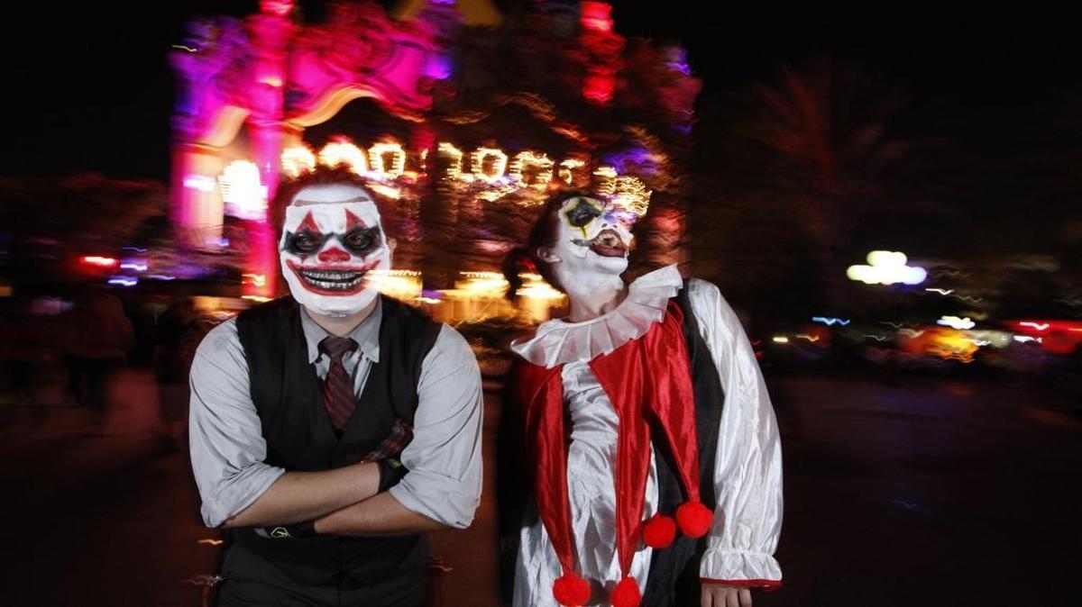 Freight Night Halloween Haunt at California Great America in Santa Clara.