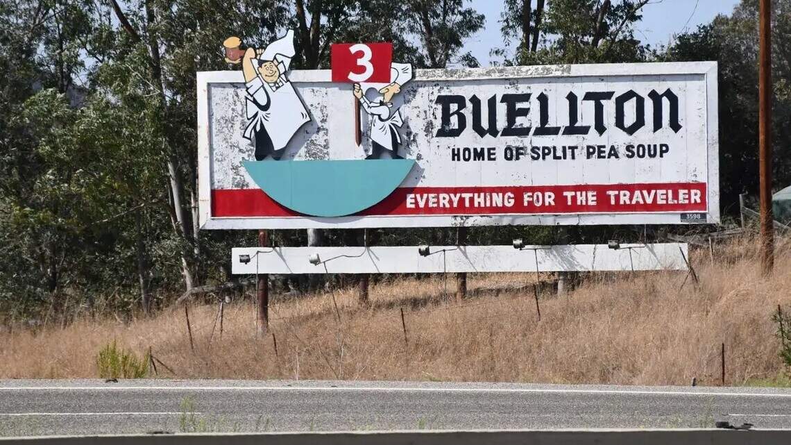 Last of Pea Soup Andersen’s iconic Central Coast highway signs to be removed