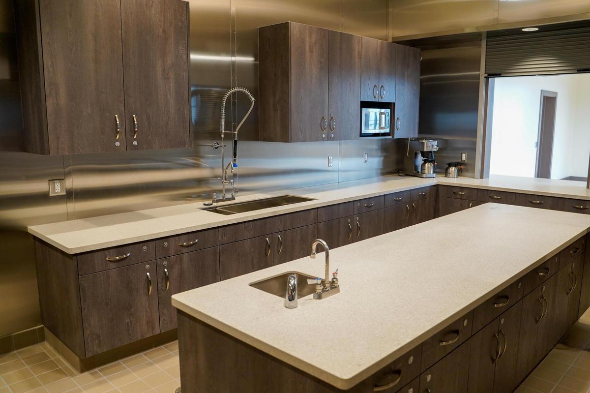 The new kitchen at Cayucos Landing fully replaced the existing kitchen facilities, pictured here Wednesday, July 16, 2025. Cayucos Landing will reopen to the public for the first time Sept. 19-21 for Cayucos’ 150th birthday.