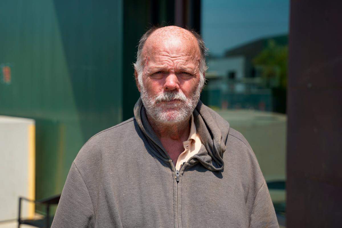 Timothy Monaghan, a San Luis Obispo County resident who has been intermittently homeless for several years, was able to get treatment for MRSA, Hepatitis B and Valley Fever from 40 Prado Homeless Services Center's integrated health service, pictured here Monday, Aug. 11, 2025. The health service operated by Community Health Centers typically treats 10 to 20 clients at 40 Prado every day.