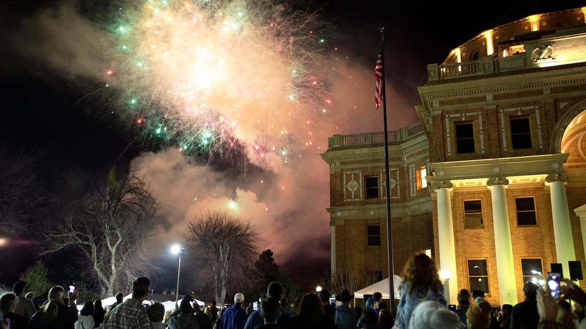 The sixth annual Tamale Festival in Atascadero ended with an approved fireworks show over City Hall on Jan. 15, 2022.