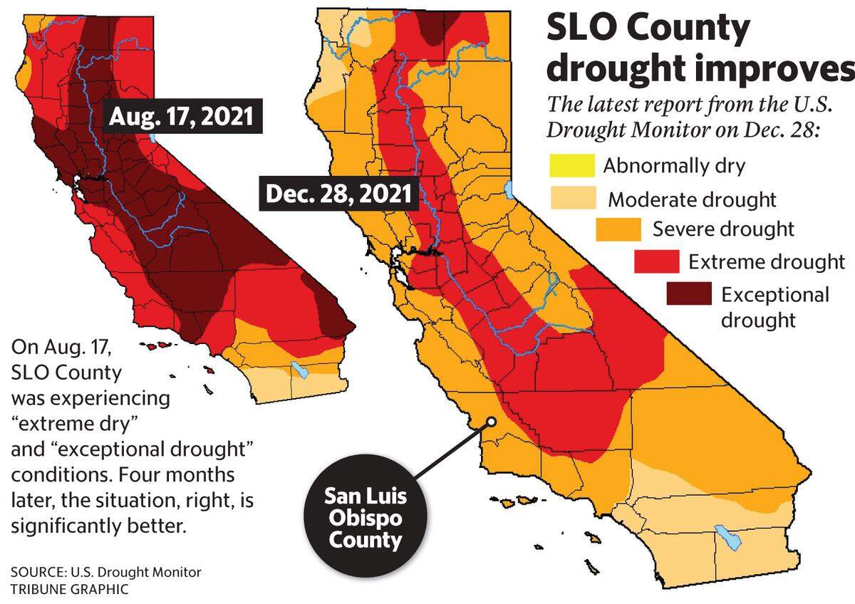 drought map Dec 2021
