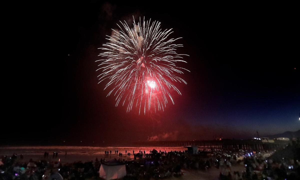 Mild weather and clear skies drew thousands of people to enjoy the city of Pismo Beach’s annual Fourth of July celebration and fireworks display event on July 4, 2024.