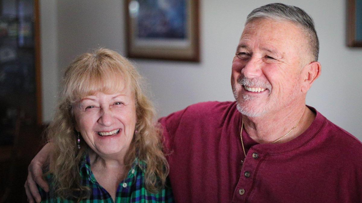 Sandra and Chuck Gonzales, have been caregivers in the Cambria area who’ve had to move four times in five years. Their faith and sense of humor has been a source of strength.