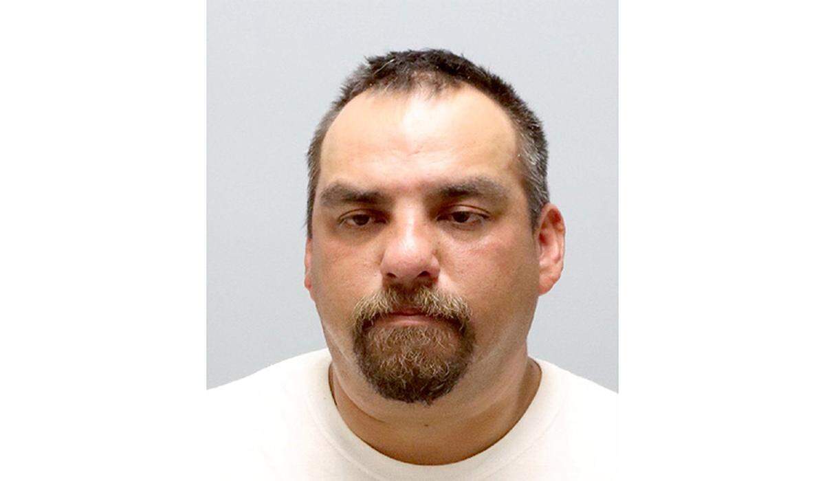 SLO County Jail booking photo for Michael Lee Jauregui, 42 of Paso Robles, California.