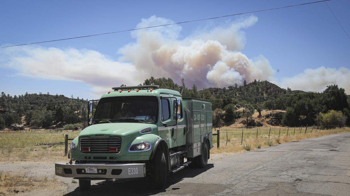 Firefighters conducted strategic burns in an effort to slow the Gifford Fire on Aug. 13, 2025.