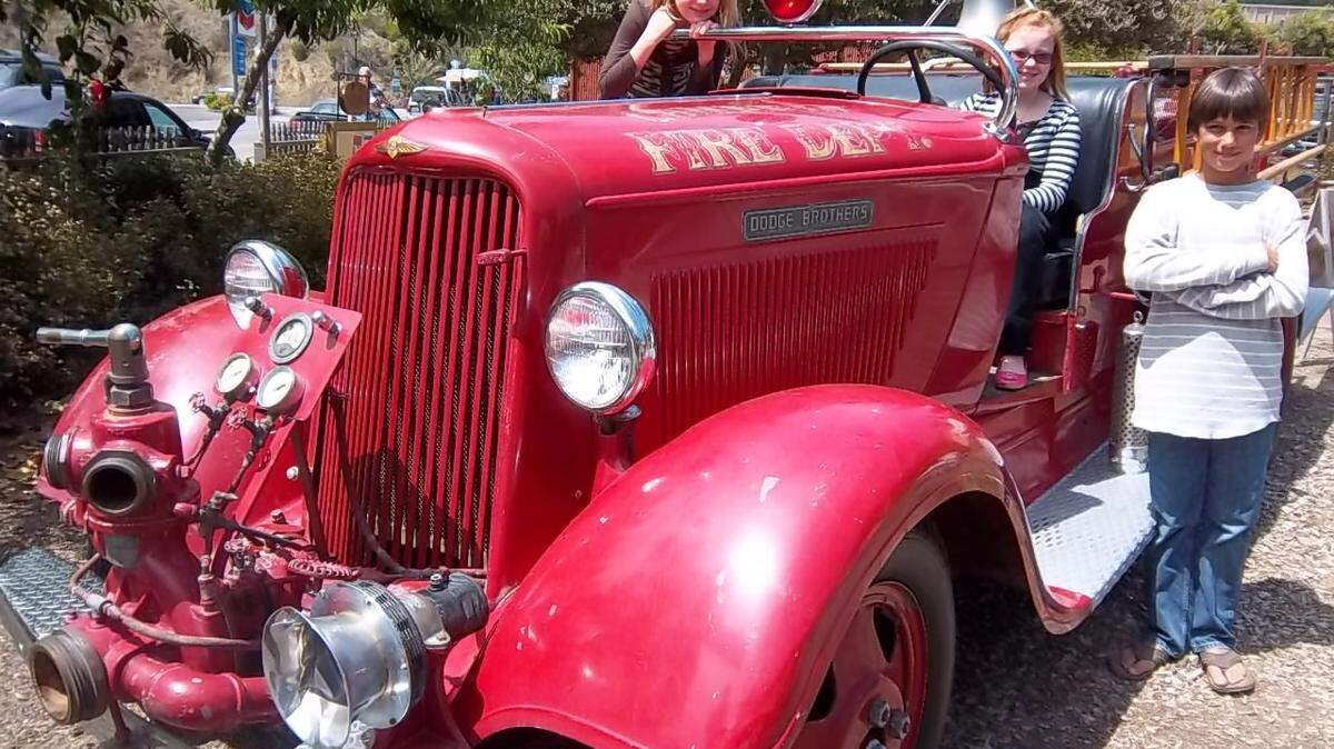 The Cambria Fire Department’s 1930s-era fire truck will on display at Heritage Day, which will be held Saturday, May 27, at the Cambria Historical Museum and Heirloom Gardens, 2251 Center St. in Cambria.