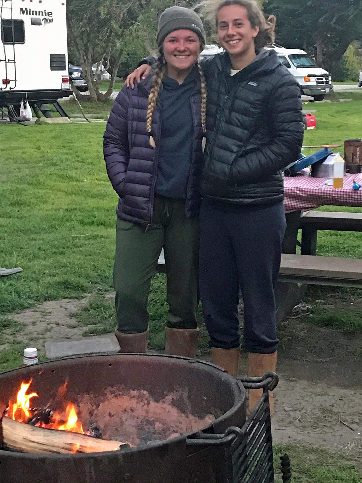 On a four-day jaunt from the Los Angeles area, friends Eden Ettenger and Signe Harvout learned after they arrived at their San Simeon campsite March 23 that their plan to drive to Big Sur wouldn’t work because the road was closed. Undaunted, they said two days later that they’d been having a great time.