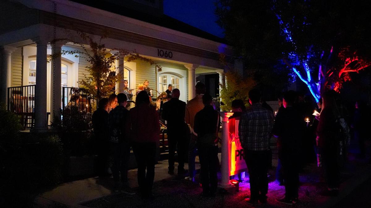 The San Luis Obispo community celebrated the life of Todd Joseph Pinion, an Atascadero resident who was killed in an alleged hate crime Oct. 30 at a vigil hosted by the Gala Pride & Diversity Center Friday, Nov. 22, 2024.