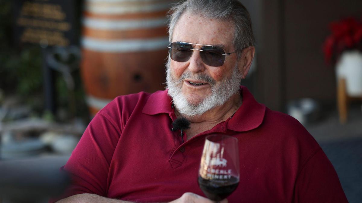 Gary Eberle has promoted the stature of the wine industry in the Paso Robles area since the 1970s seen here at his winery Jan. 9, 2024.