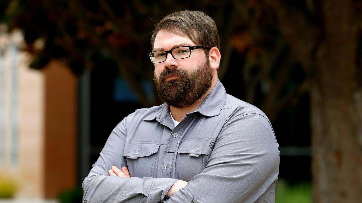 Chris Lambert, creator of the “Your Own Backyard” podcast on the Kristin Smart case, observed the trial of Paul and Ruben Flores at the Monterey County Superior Court in Salinas.