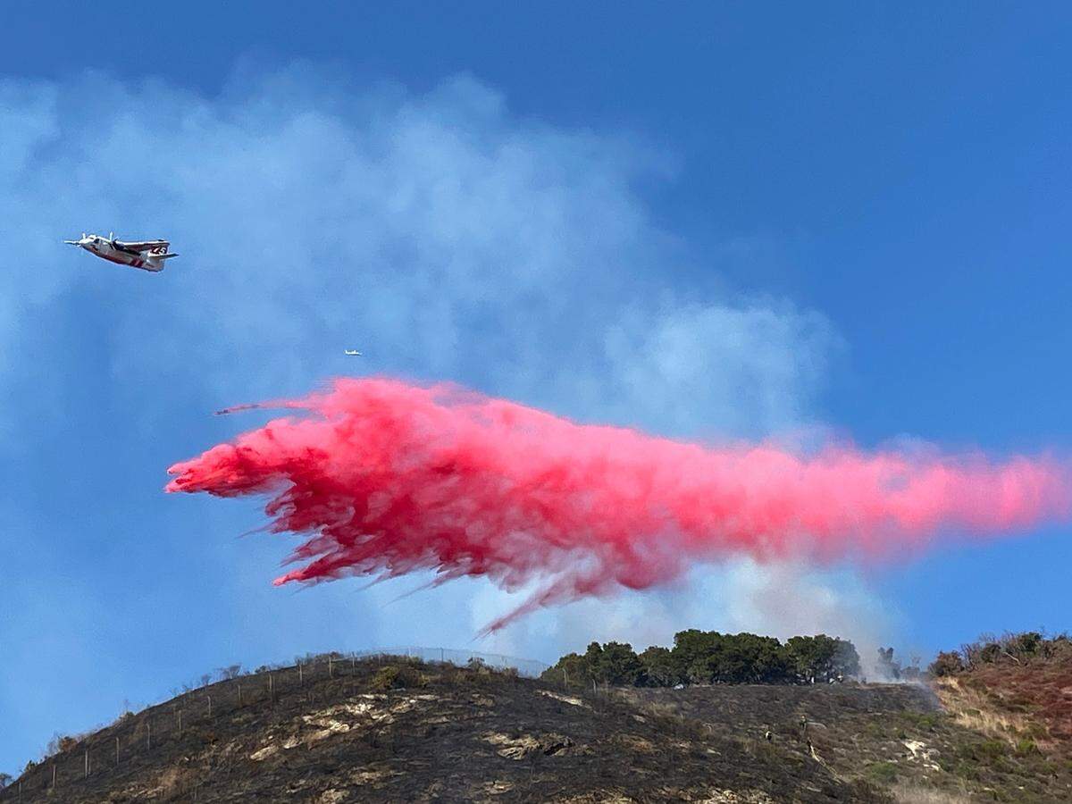 Evacuation orders were issued for parts of Pismo Beach threatened by a fast-moving grass fire that broke out on June 9, 2025. Fire retardant was dropped around 60 to 75% of the fire.