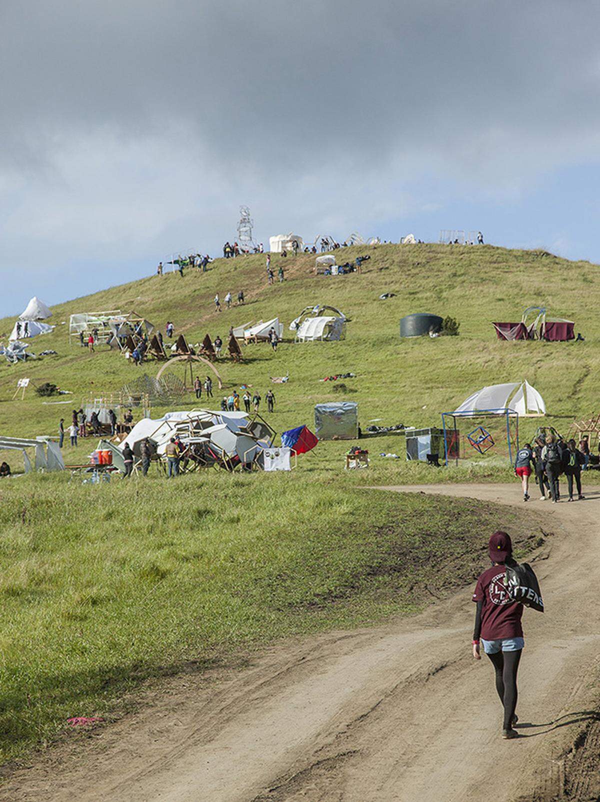 Cal Poly’s annual Design Village competition begins Friday, April 20, 2018, when students will design, built and inhabit structures in Poly Canyon on the university’s campus in San Luis Obispo, California. The event is open to the public.