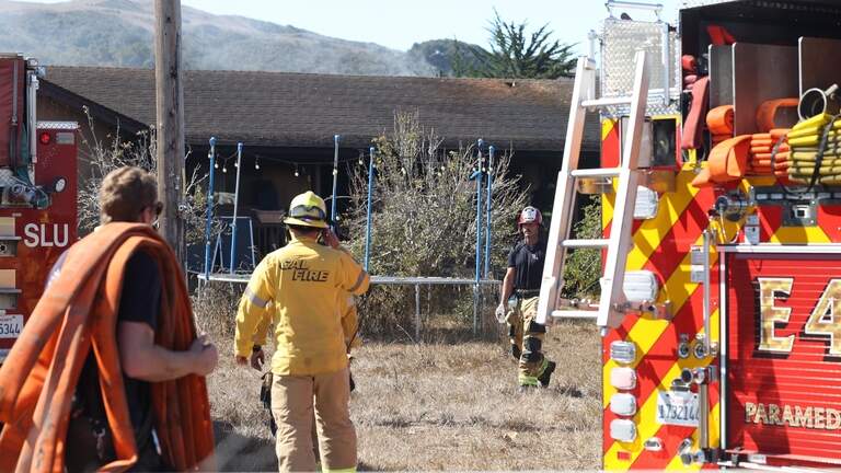 Update: Dog dies, residents displaced in SLO County house fire